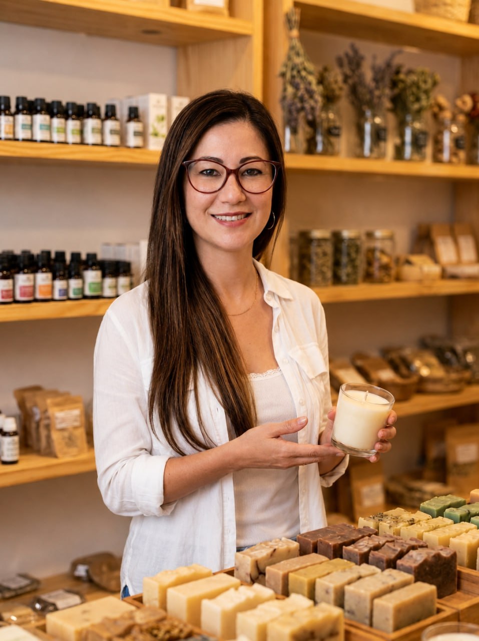 Karina na Presentes da Floresta