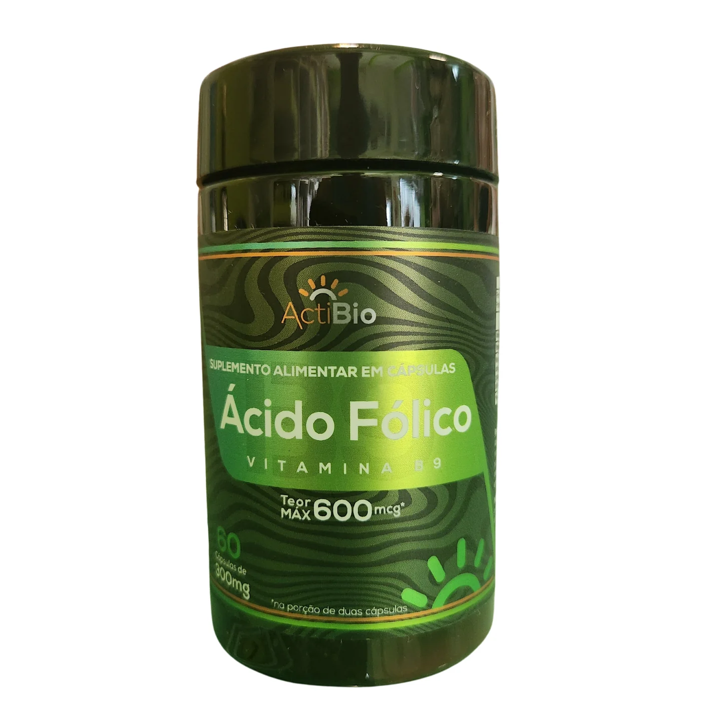 Ácido Fólico (Vitamina B9) 60 cápsulas 600 mg — ActiVida — frente