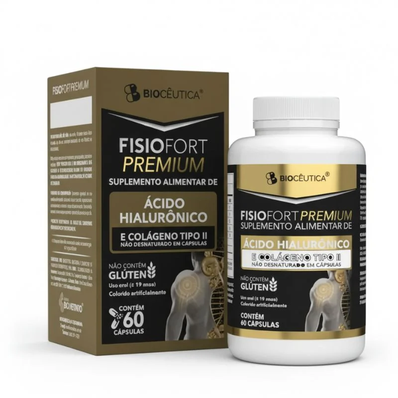 Ácido Hialurônico + Colágeno Tipo II 60 Cápsulas Biocêutica — imagem principal