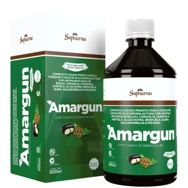 Chá Amargun 500ml SupraErvas — imagem principal