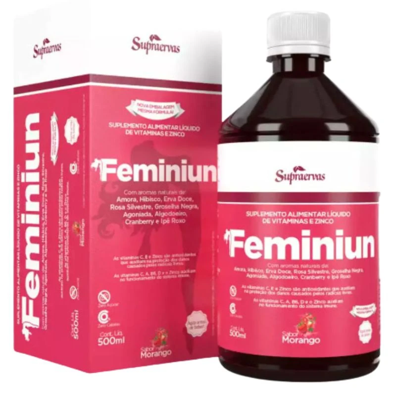 Chá Feminiun 500ml SupraErvas — imagem principal