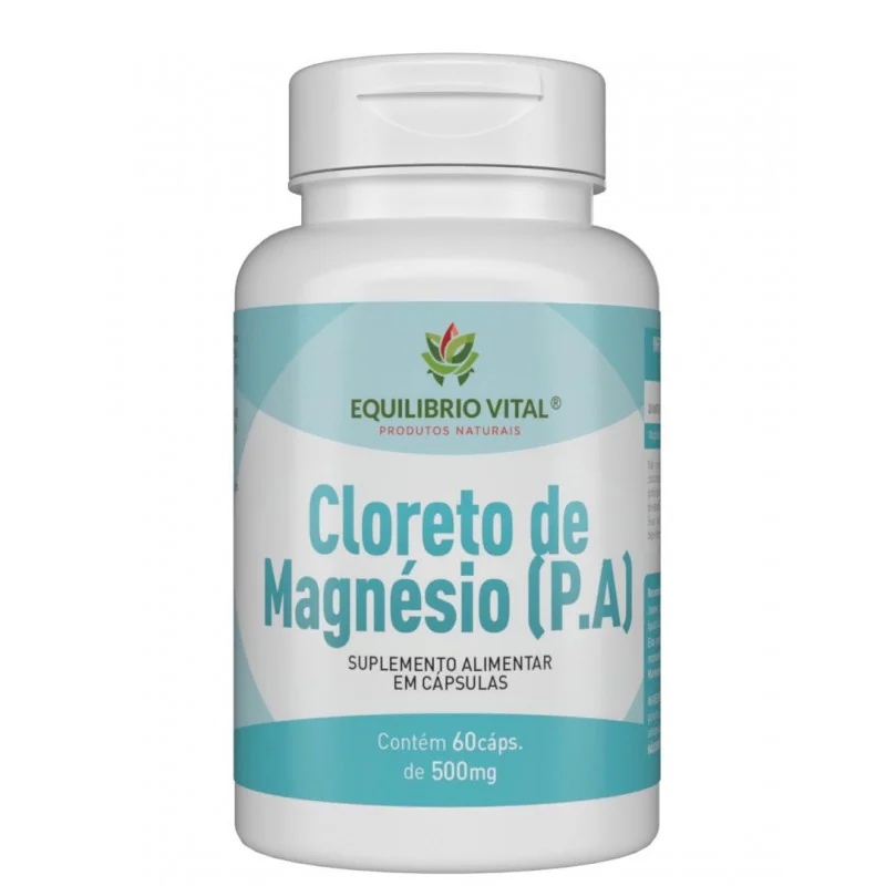 Cloreto de Magnésio P.A 60 Cápsulas 600mg Equilíbrio — imagem principal