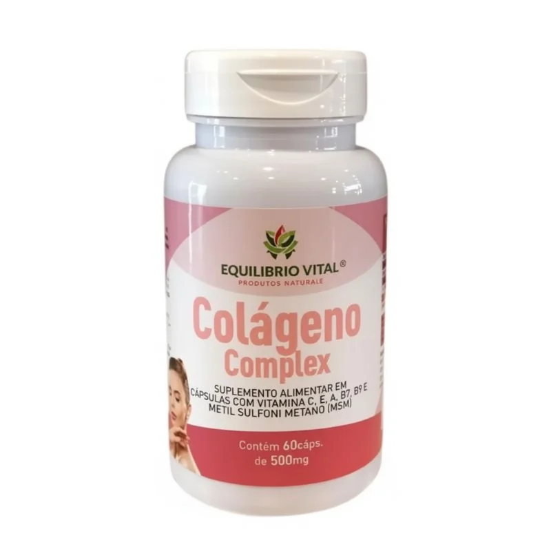 Colágeno Complex 60 cápsulas 500mg Equilíbrio — imagem principal