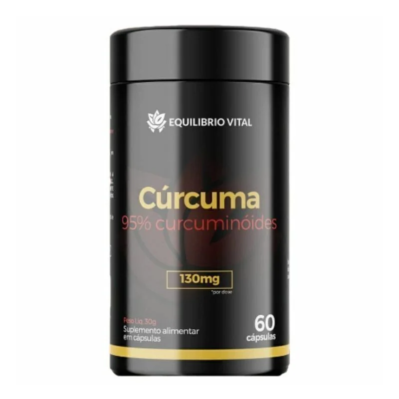 Cúrcuma 95% Curcuminóides 60 cápsulas Equilibrio — imagem principal
