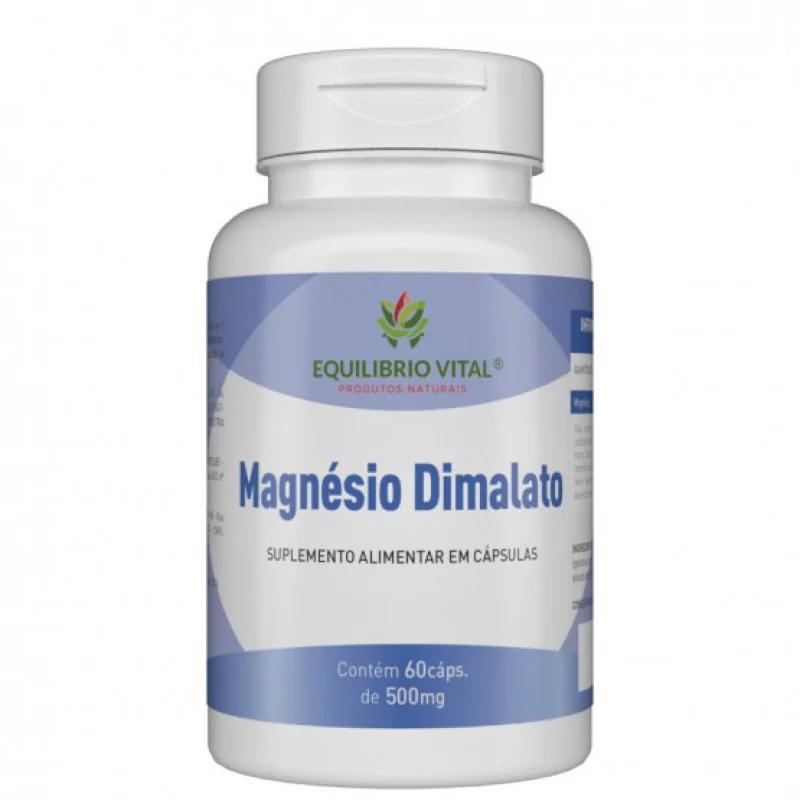 Magnésio Dimalato 60 Cápsulas 480mg Equilíbrio Vital — imagem principal