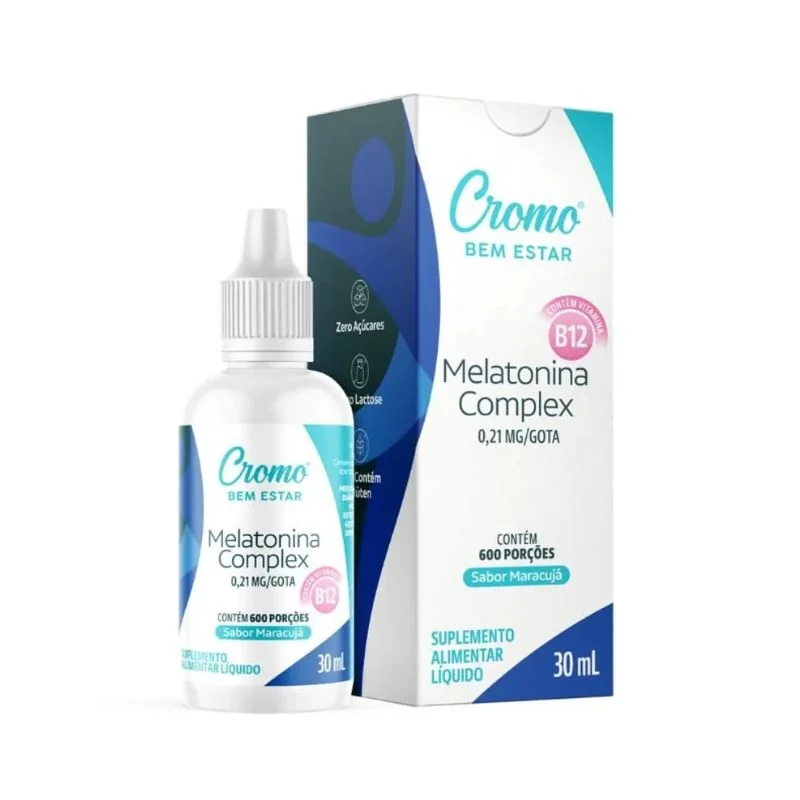 Melatonina Complex com Vitamina B12 30ml Cromo — imagem principal