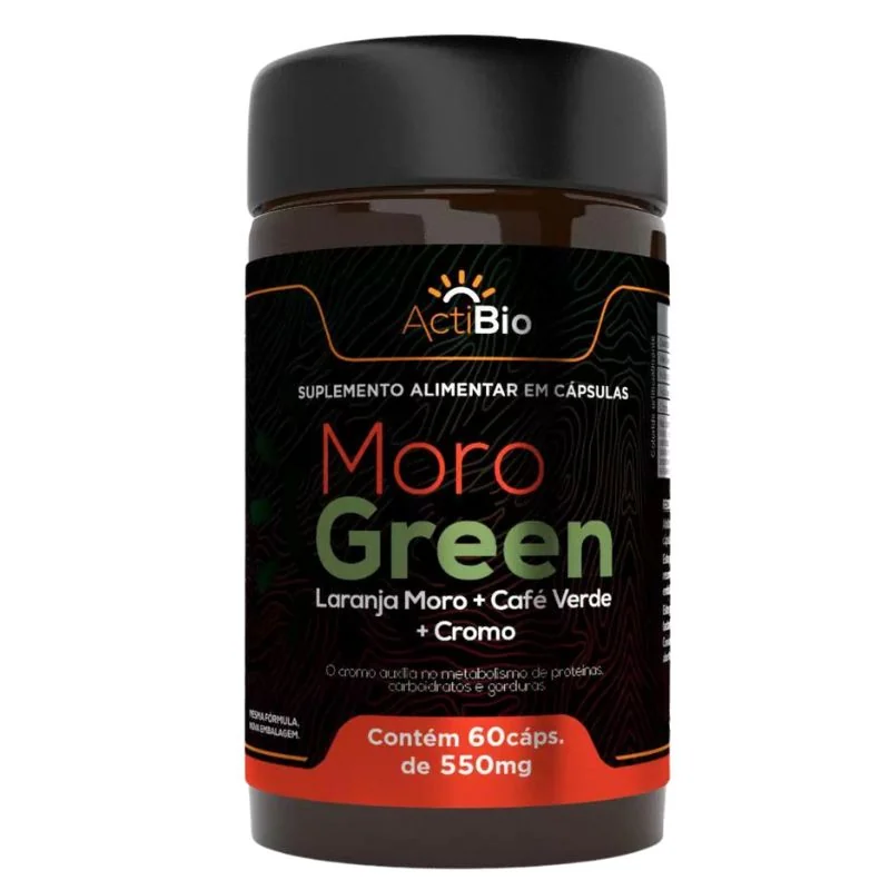 MoroGreen (Laranja Moro) 60 cápsulas 550mg ActiBio — imagem principal