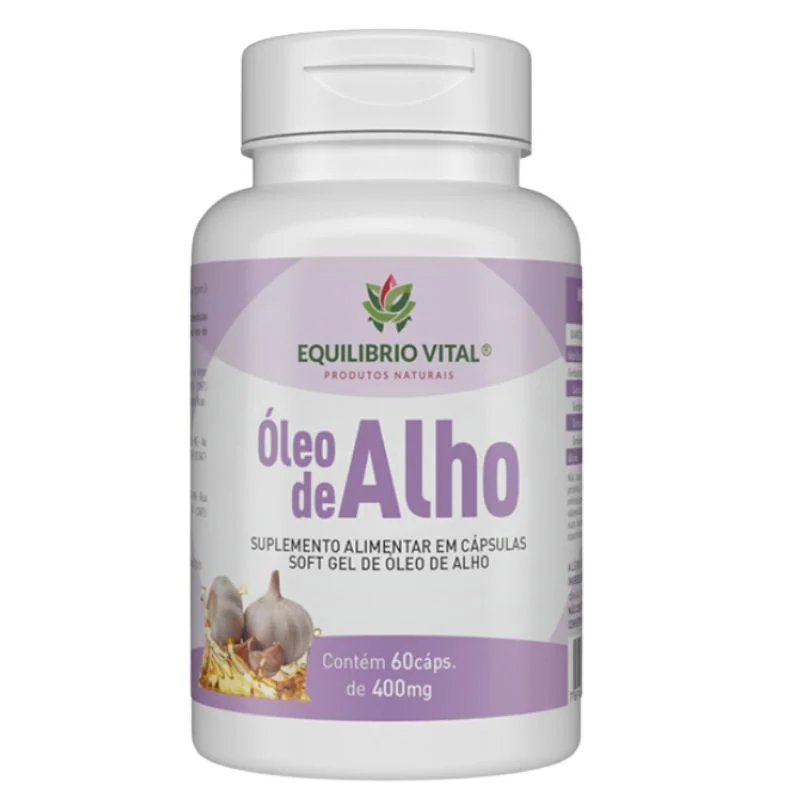 Óleo de Alho 400mg 60 cápsulas Equilíbrio — imagem principal