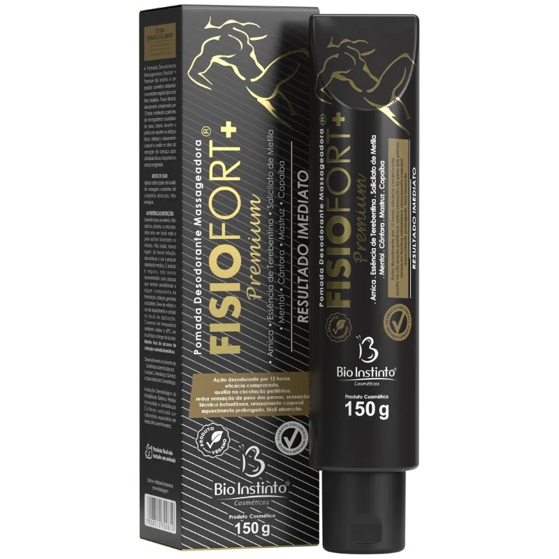 Pomada Massageadora Fisiofort Premium 150g Bio Instinto — imagem principal