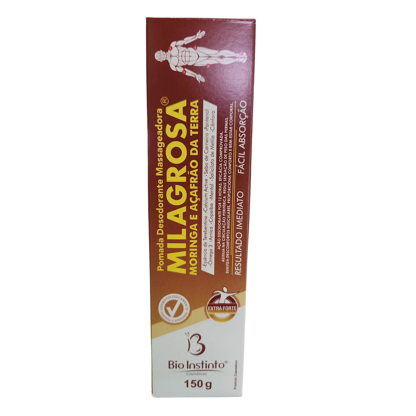 Pomada Milagrosa com Açafrão da Terra 150g Bio Instinto — frente