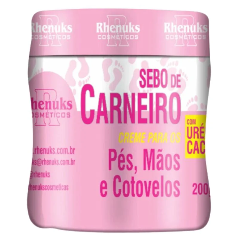Sebo de Carneiro Pés Mãos e Cotovelos 200g Rhenuks — imagem principal