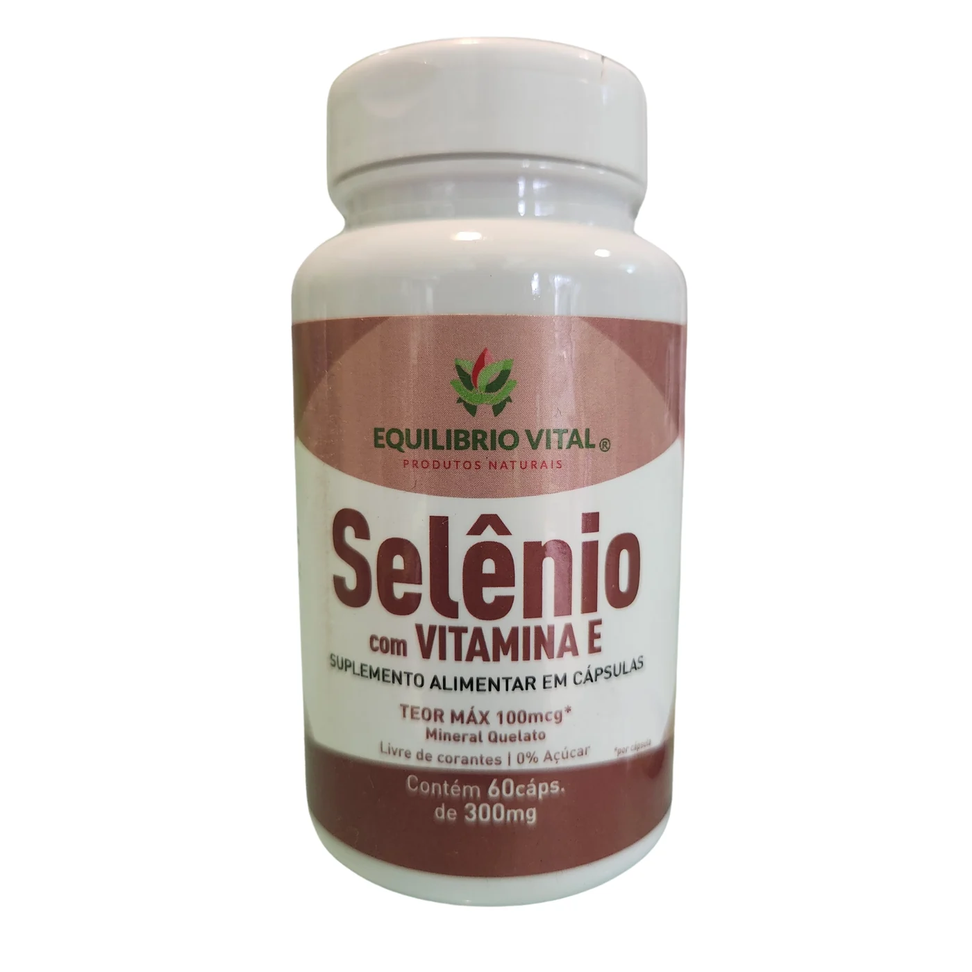 Selênio Quelado 240mg 60 cápsulas Equilibrio Vital — frente