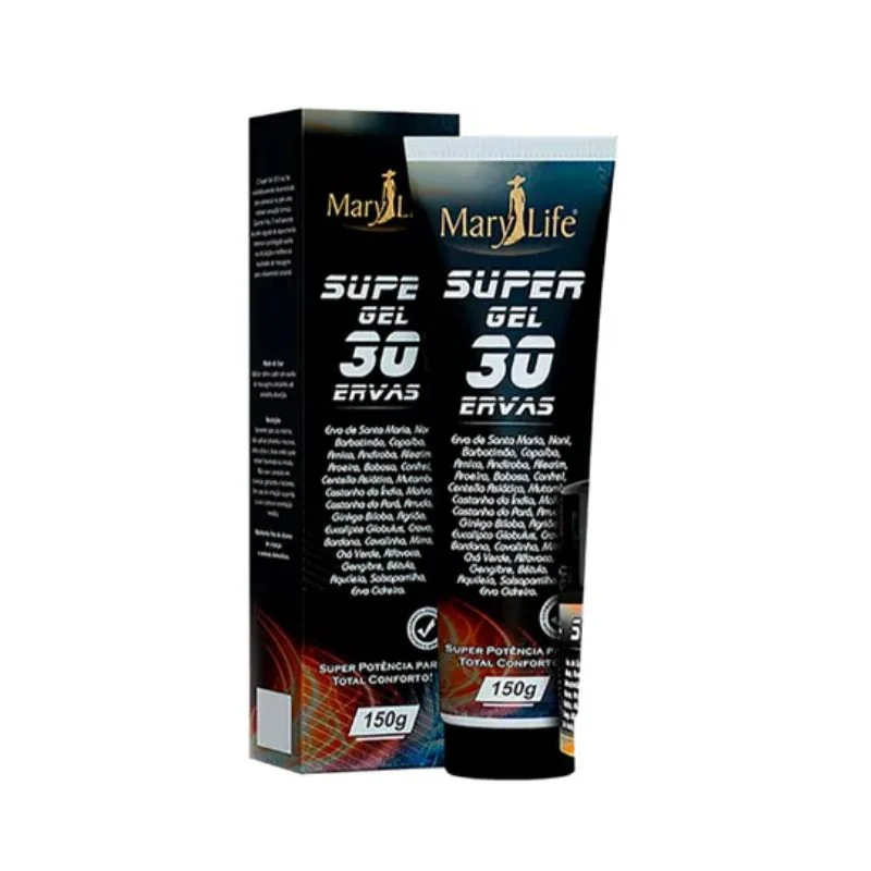 Super Gel 30 Ervas 150g Mary Life — imagem principal