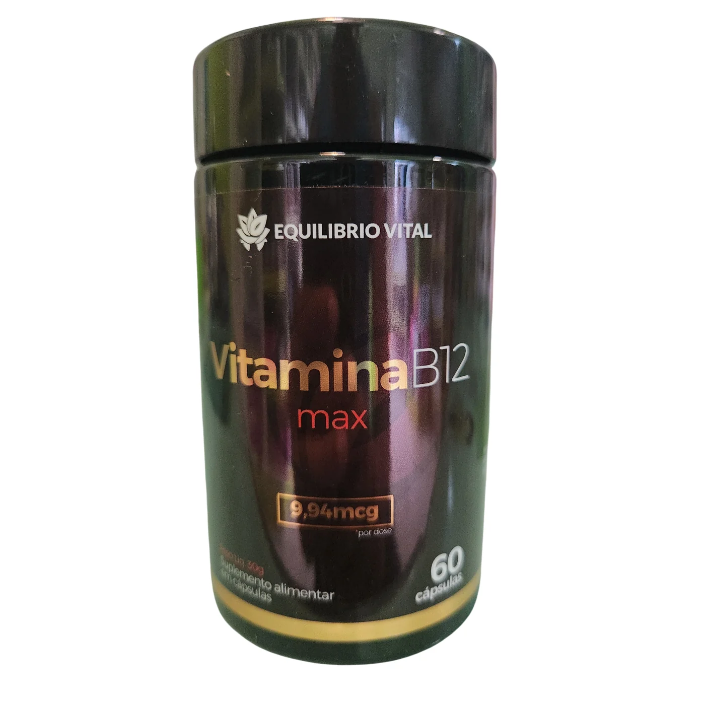 Vitamina B12 60 cápsulas Equilíbrio — frente