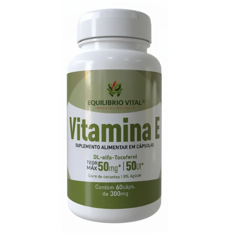 Vitamina E 240mg 60 cápsulas Equilíbrio Vital — imagem principal
